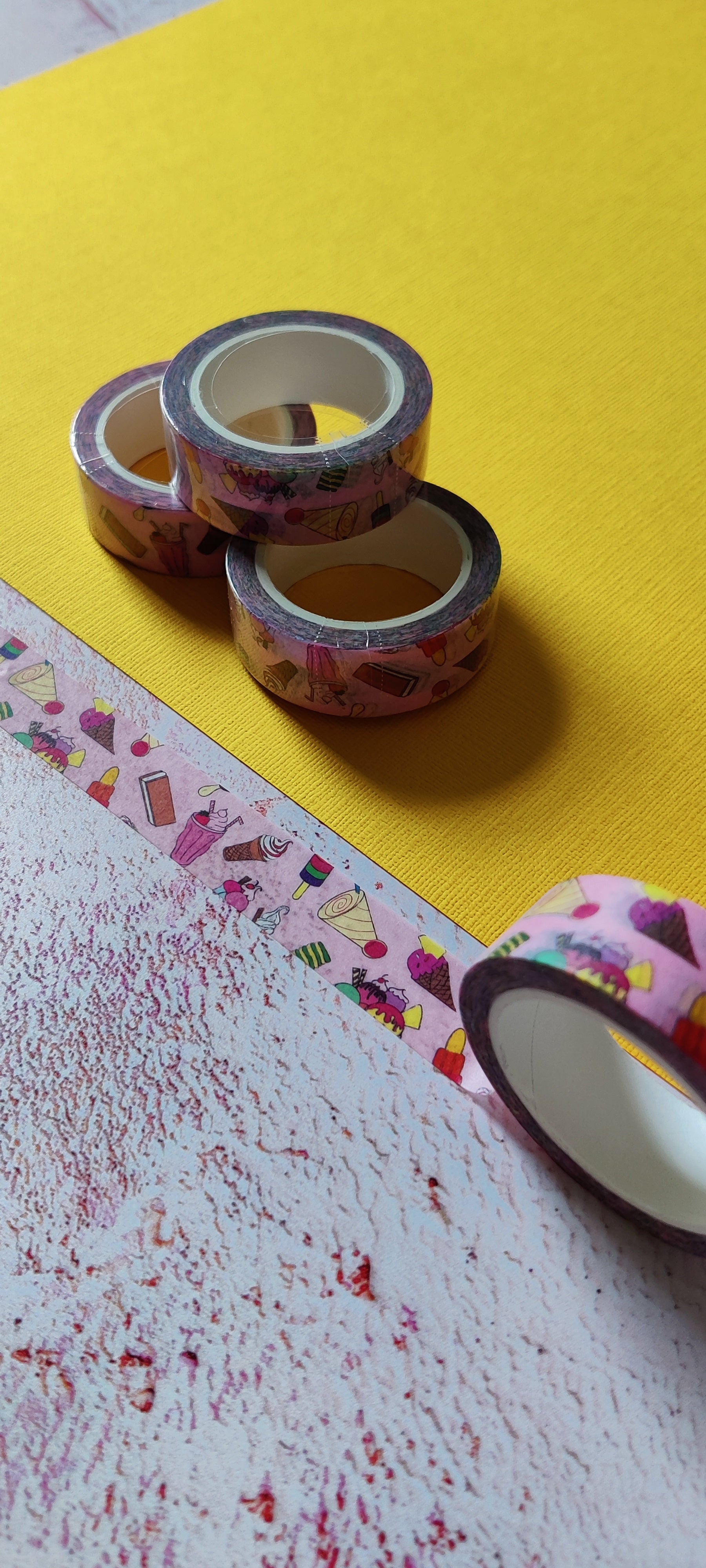 Pink Ice Cream Washi Tape - Fay Dixon Design