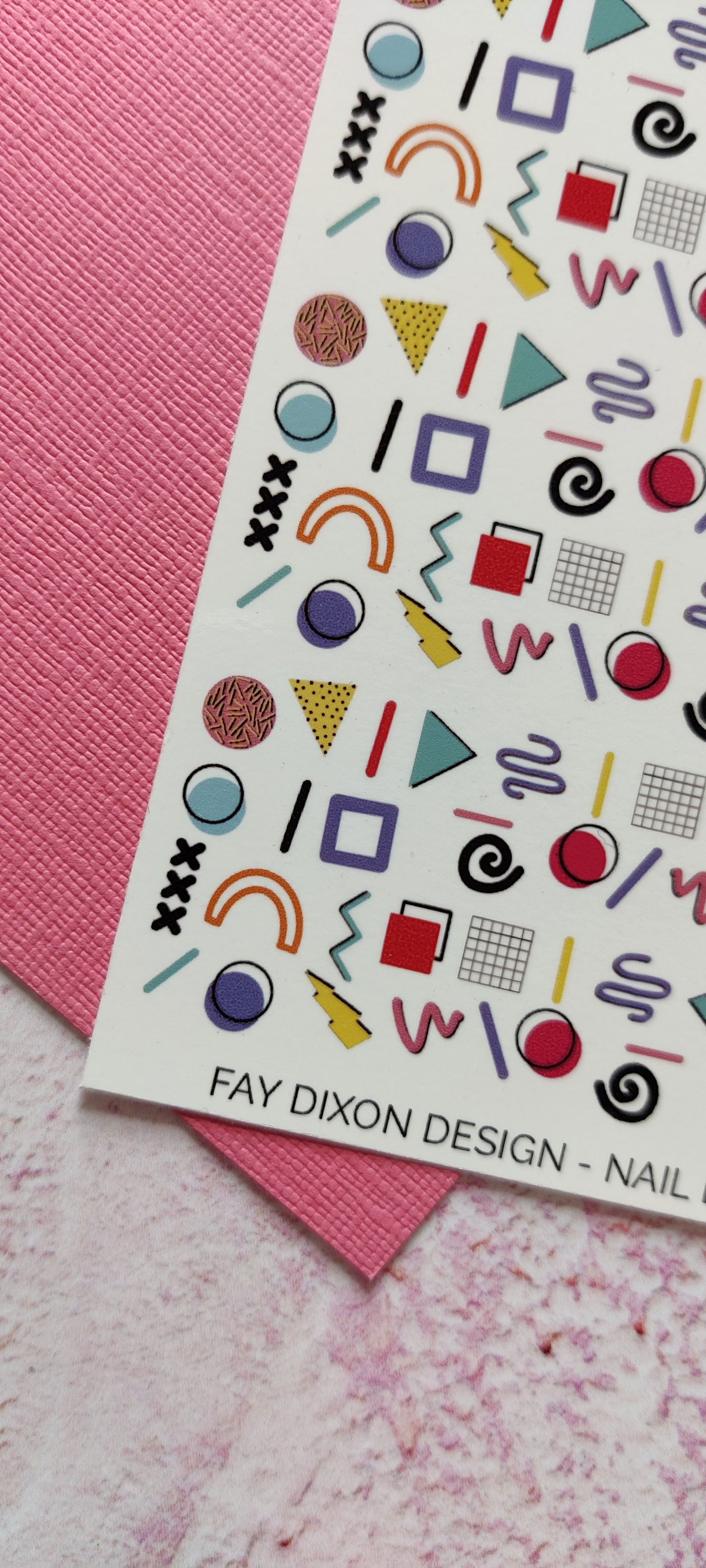 90s Baby Waterslide Nail Decals - Fay Dixon Design