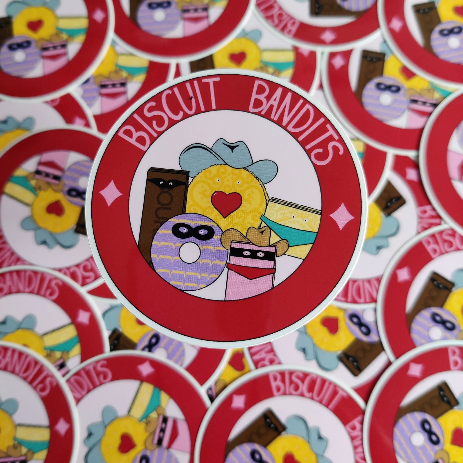 Biscuit Bandits Vinyl Sticker - Fay Dixon Design