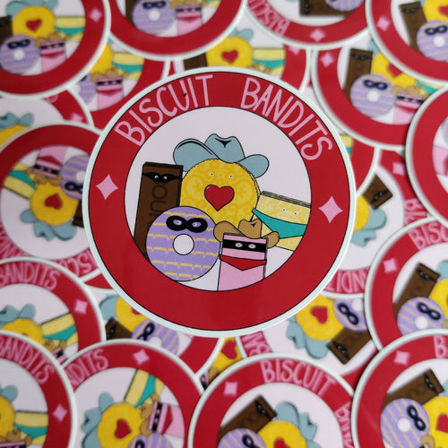Biscuit Bandits Vinyl Sticker - Fay Dixon Design