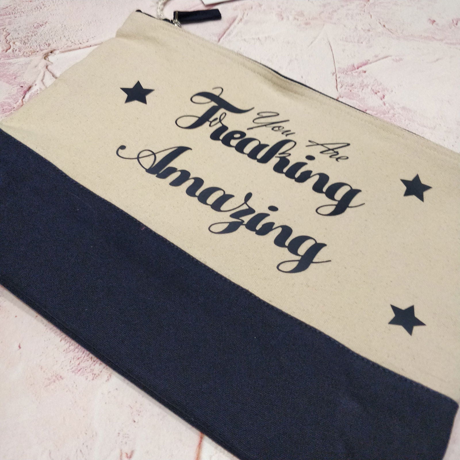 Freaking Amazing/Bloody Fantastic Cotton Pouch - Fay Dixon Design