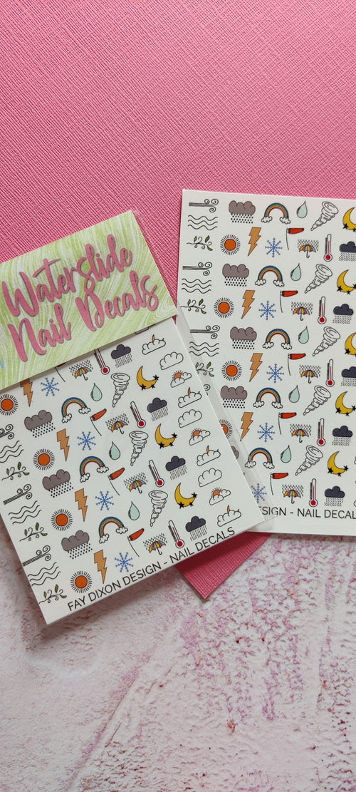 Cocktails and Shots Waterslide Nail Decals - Fay Dixon Design