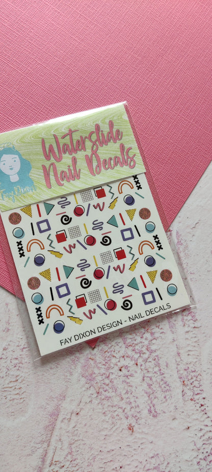 Cocktails and Shots Waterslide Nail Decals - Fay Dixon Design