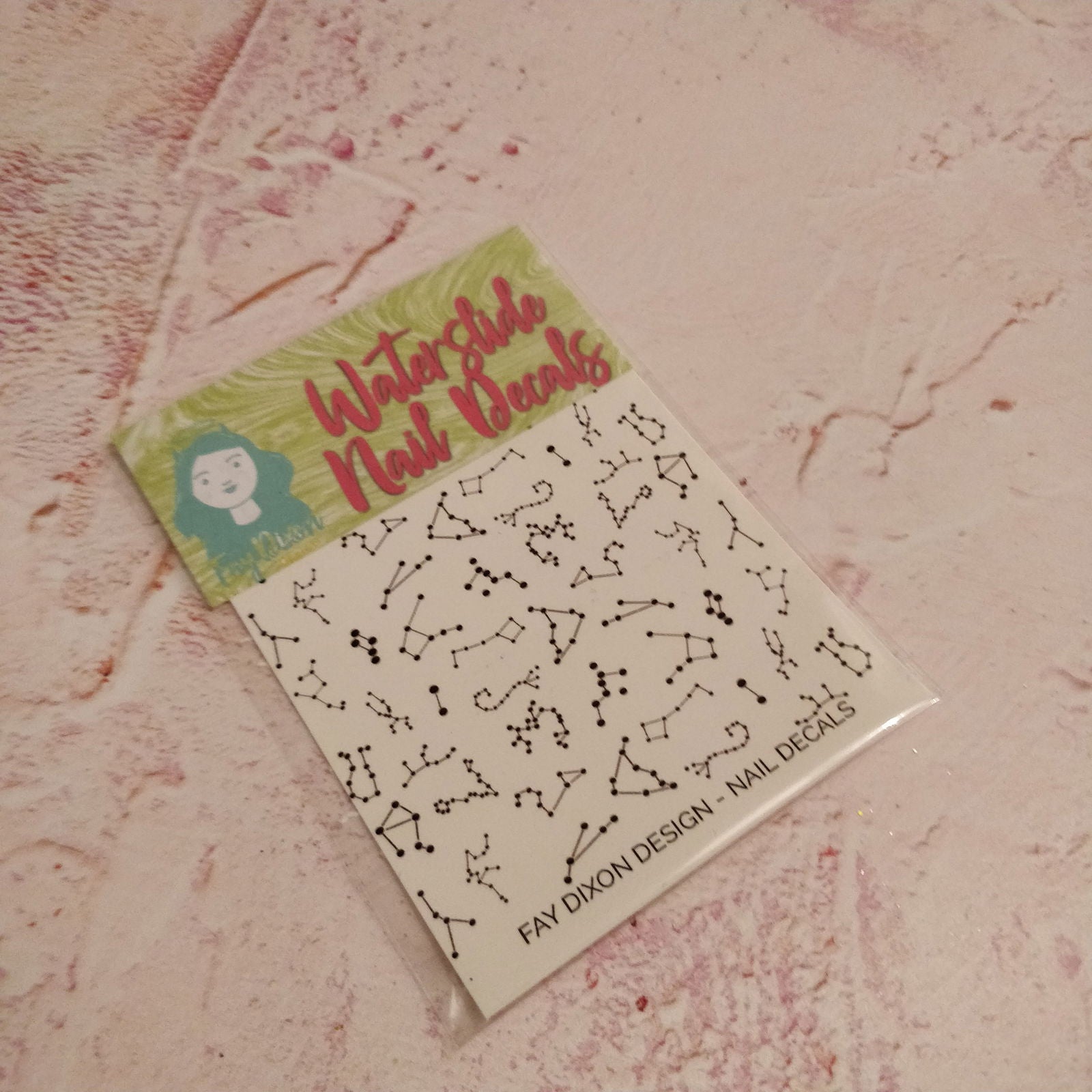 Constellation Waterslide Nail Decals - Fay Dixon Design