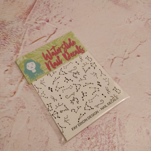 Constellation Waterslide Nail Decals - Fay Dixon Design