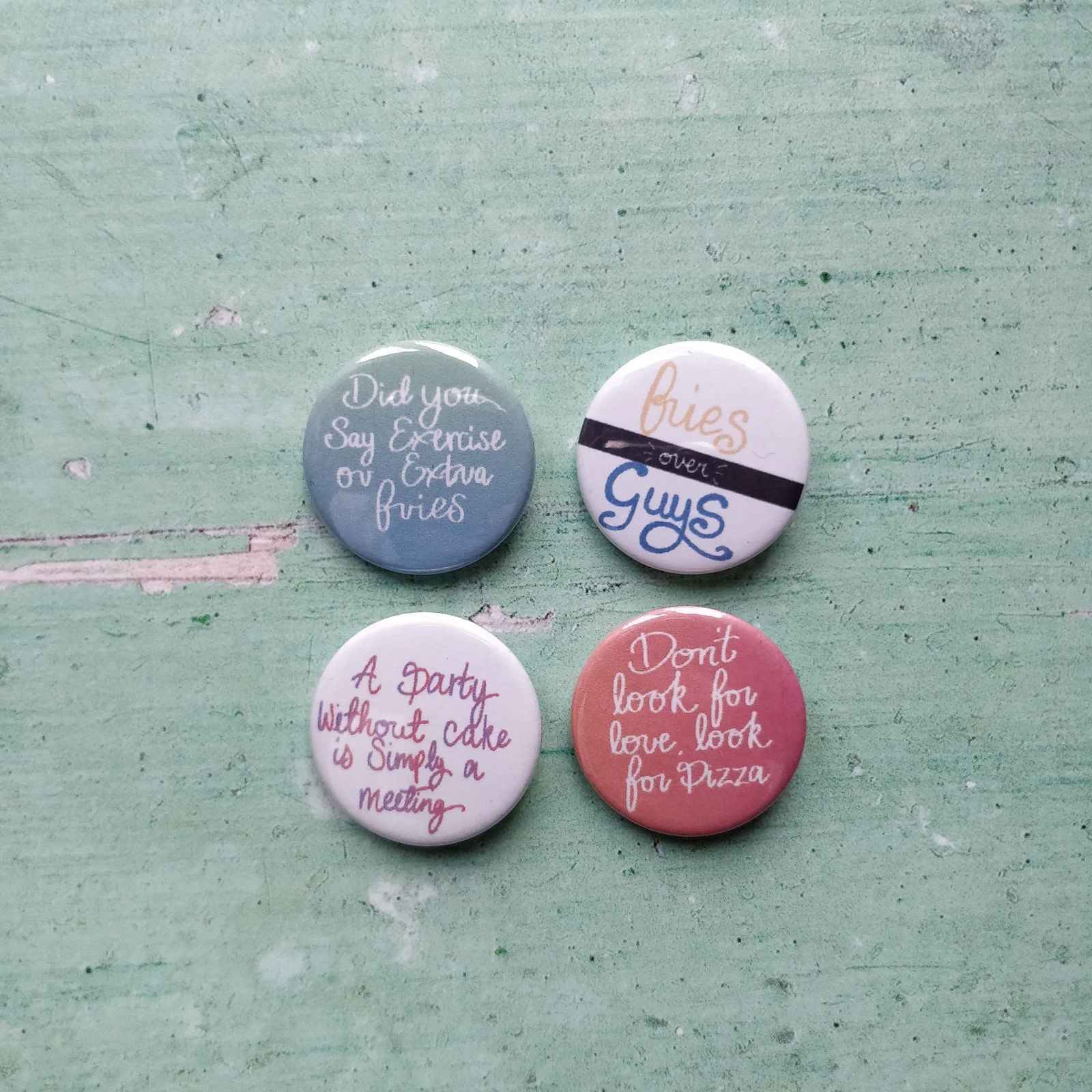 Did you say Exercise ... Badge - Fay Dixon Design