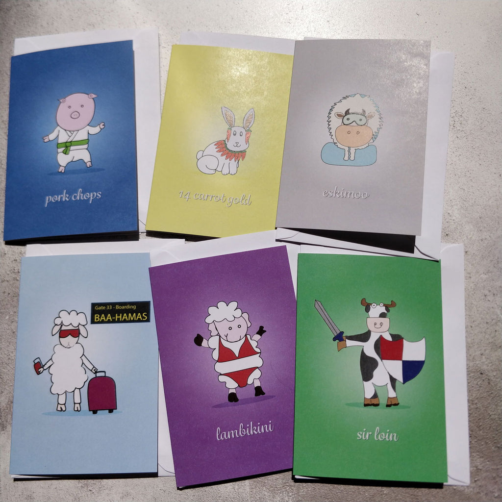 Eskimoo Greeting Card - Fay Dixon Design