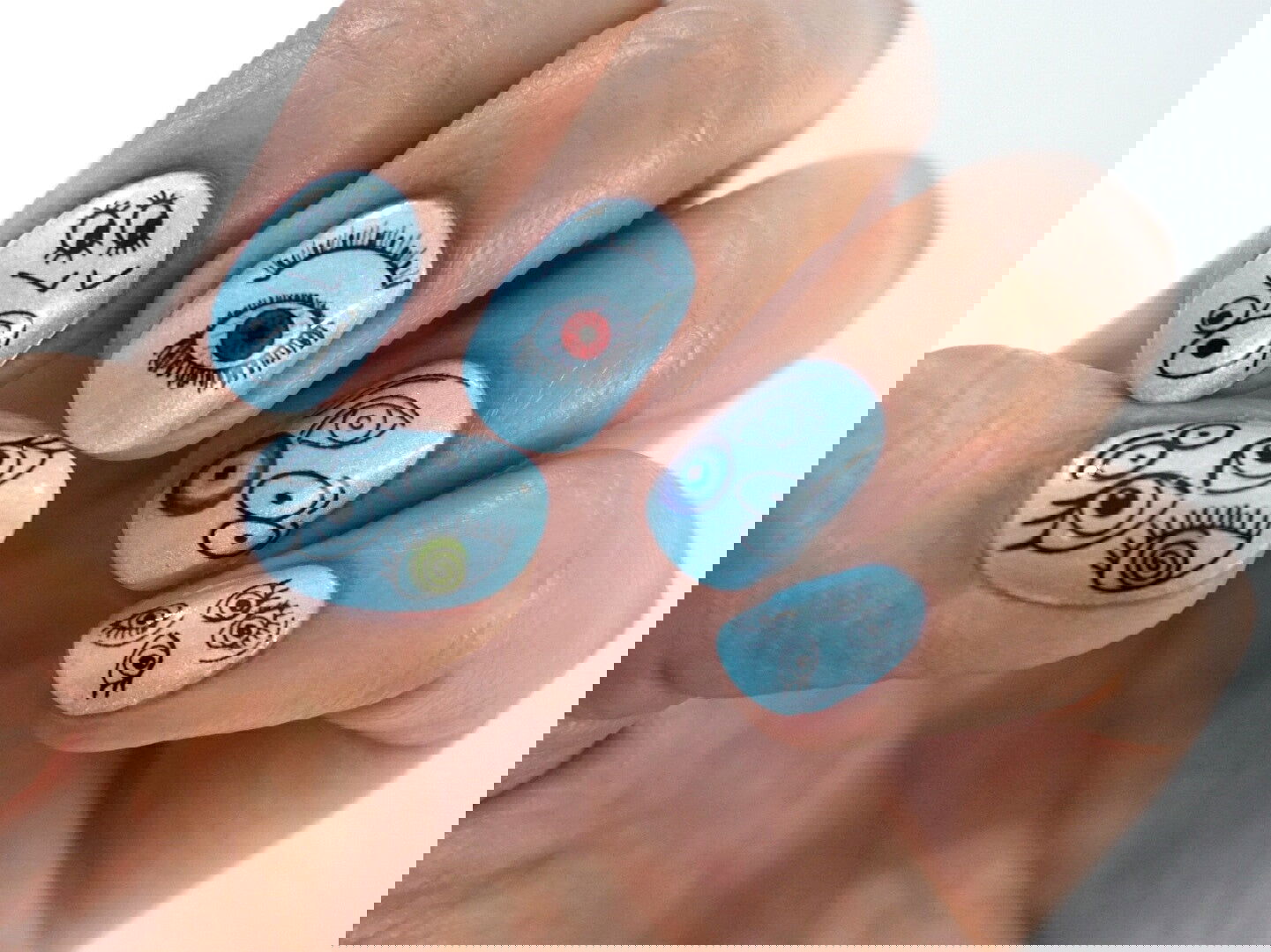 Eyes Waterslide Nail Decals - Fay Dixon Design