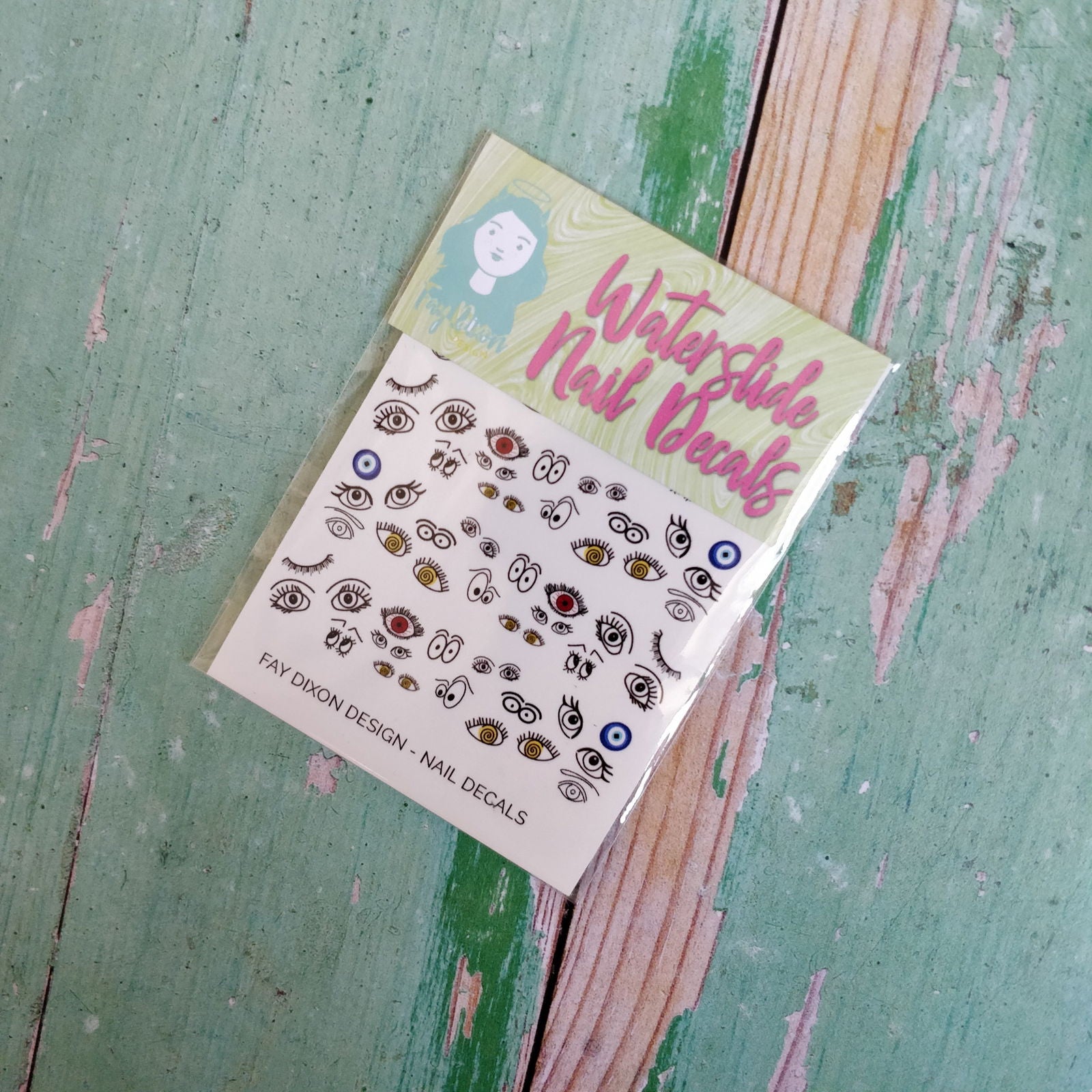 Eyes Waterslide Nail Decals - Fay Dixon Design