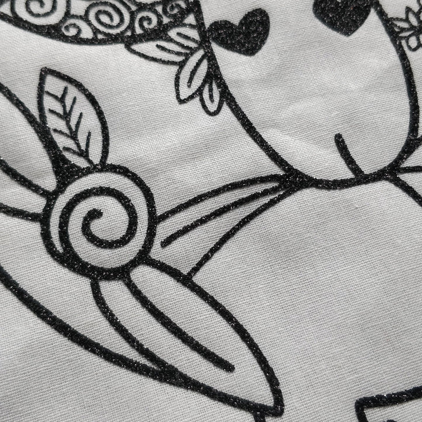 Floral Sheep Line Drawing Tote Bag - Fay Dixon Design