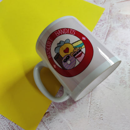 Full Colour Biscuit Bandits Mug - Fay Dixon Design