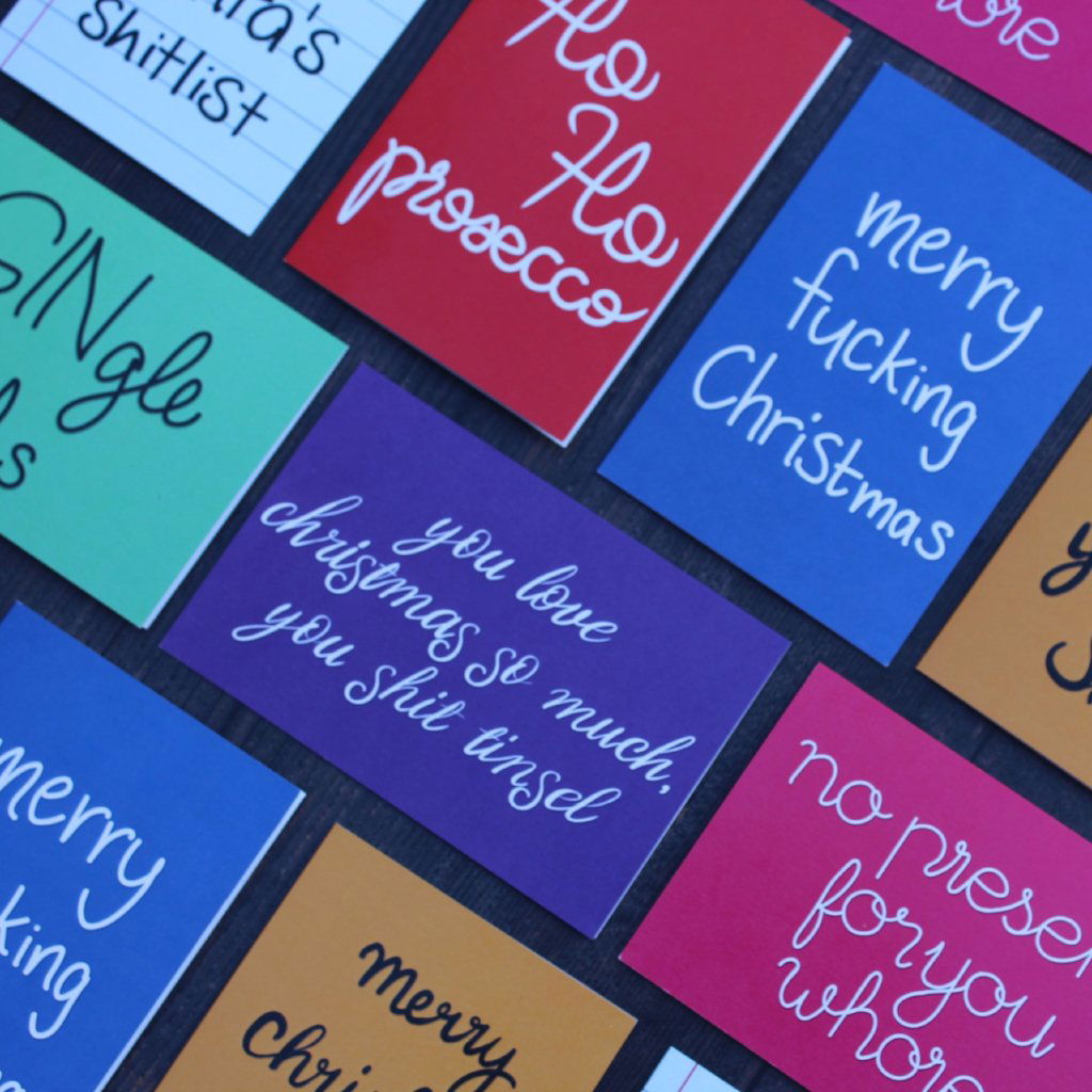 GINgle Bells Christmas Card - Fay Dixon Design