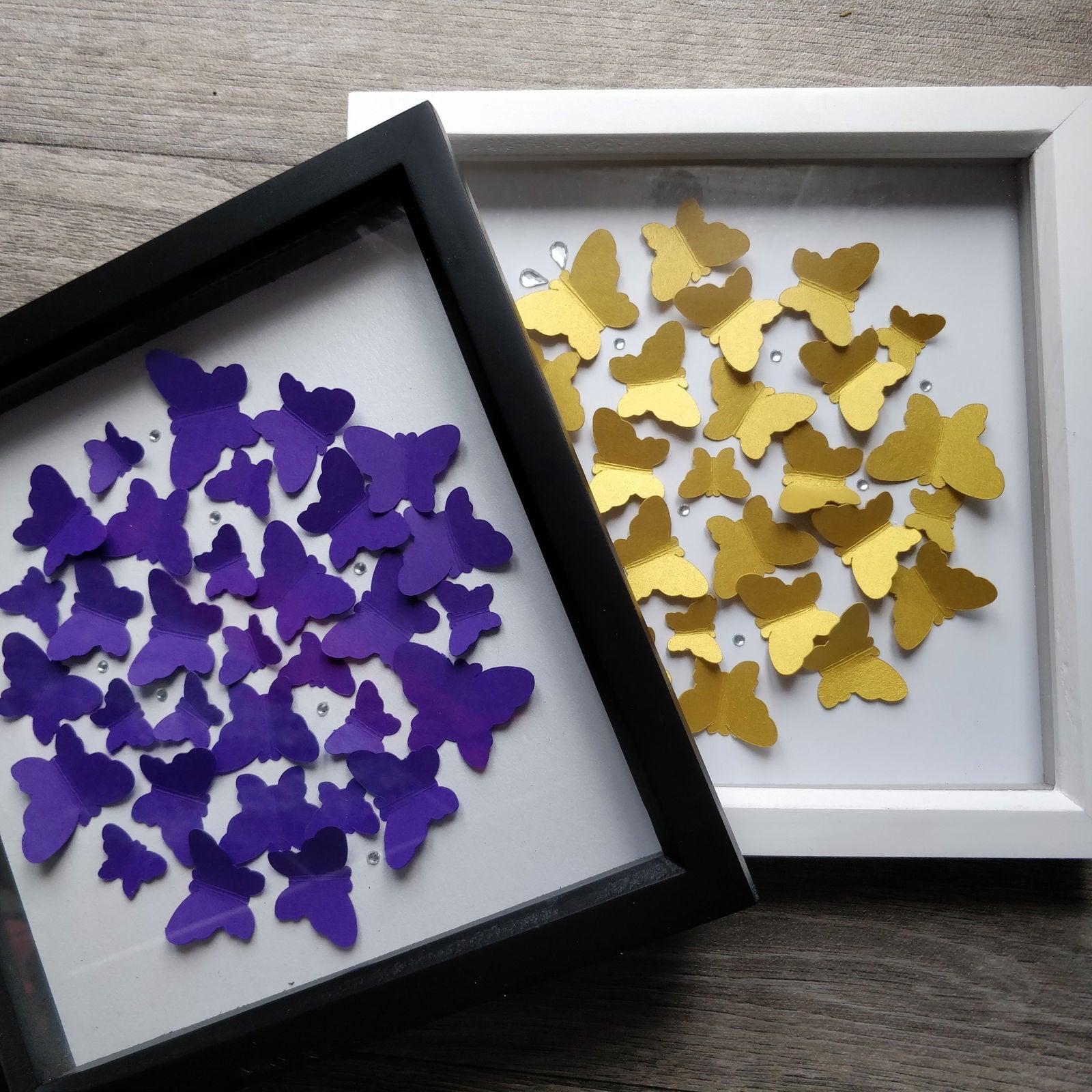 Handmade Butterfly 3D Popup Framed Artwork - Fay Dixon Design