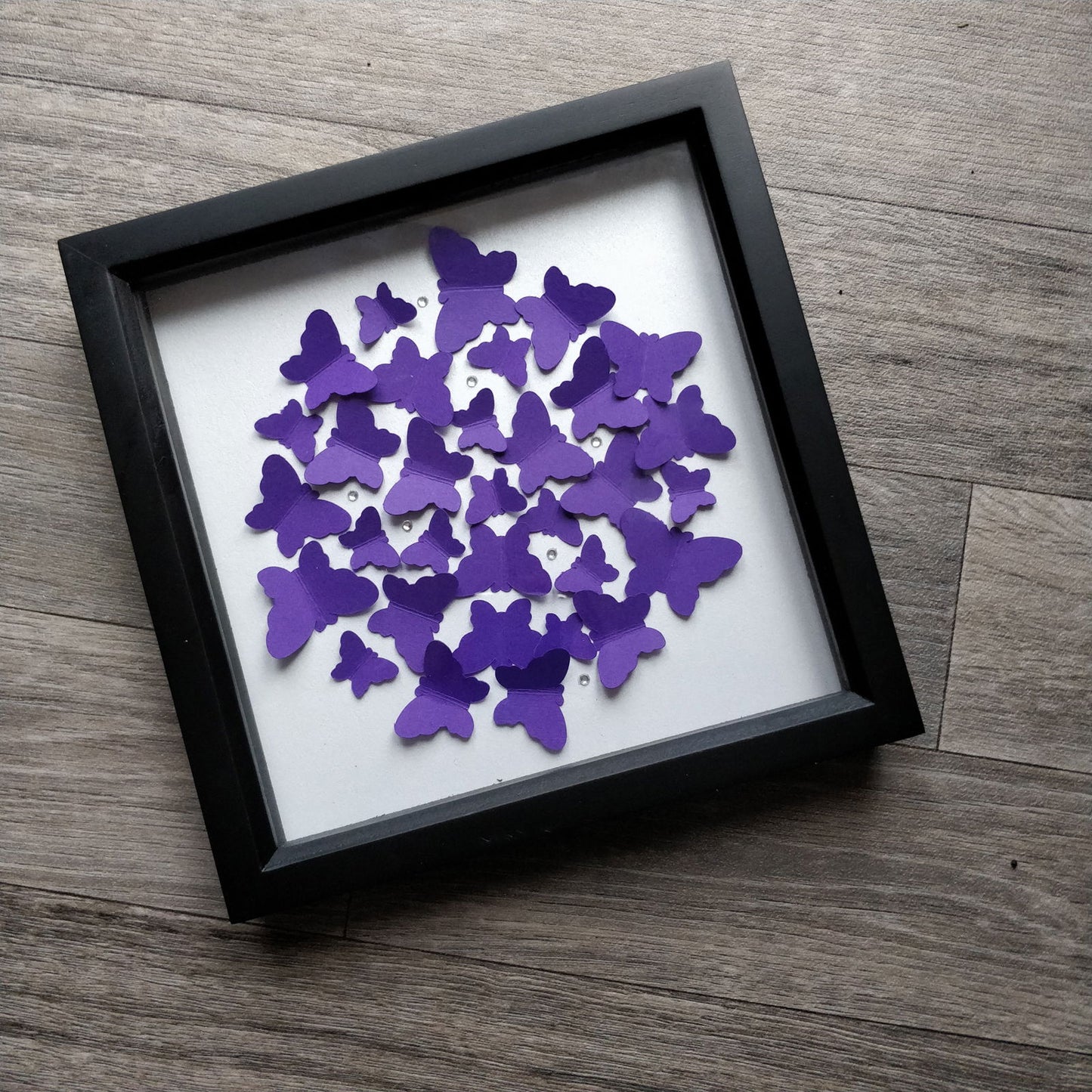 Handmade Butterfly 3D Popup Framed Artwork - Fay Dixon Design
