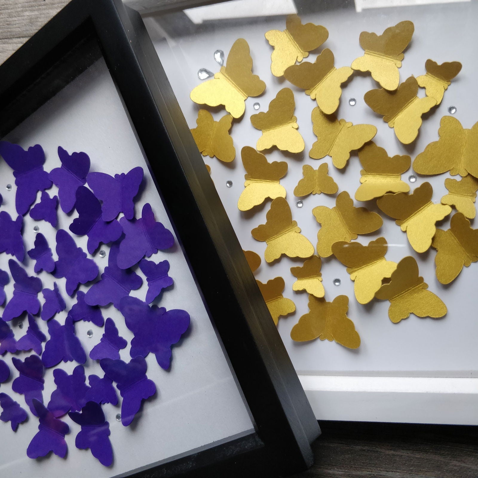 Handmade Butterfly 3D Popup Framed Artwork - Fay Dixon Design