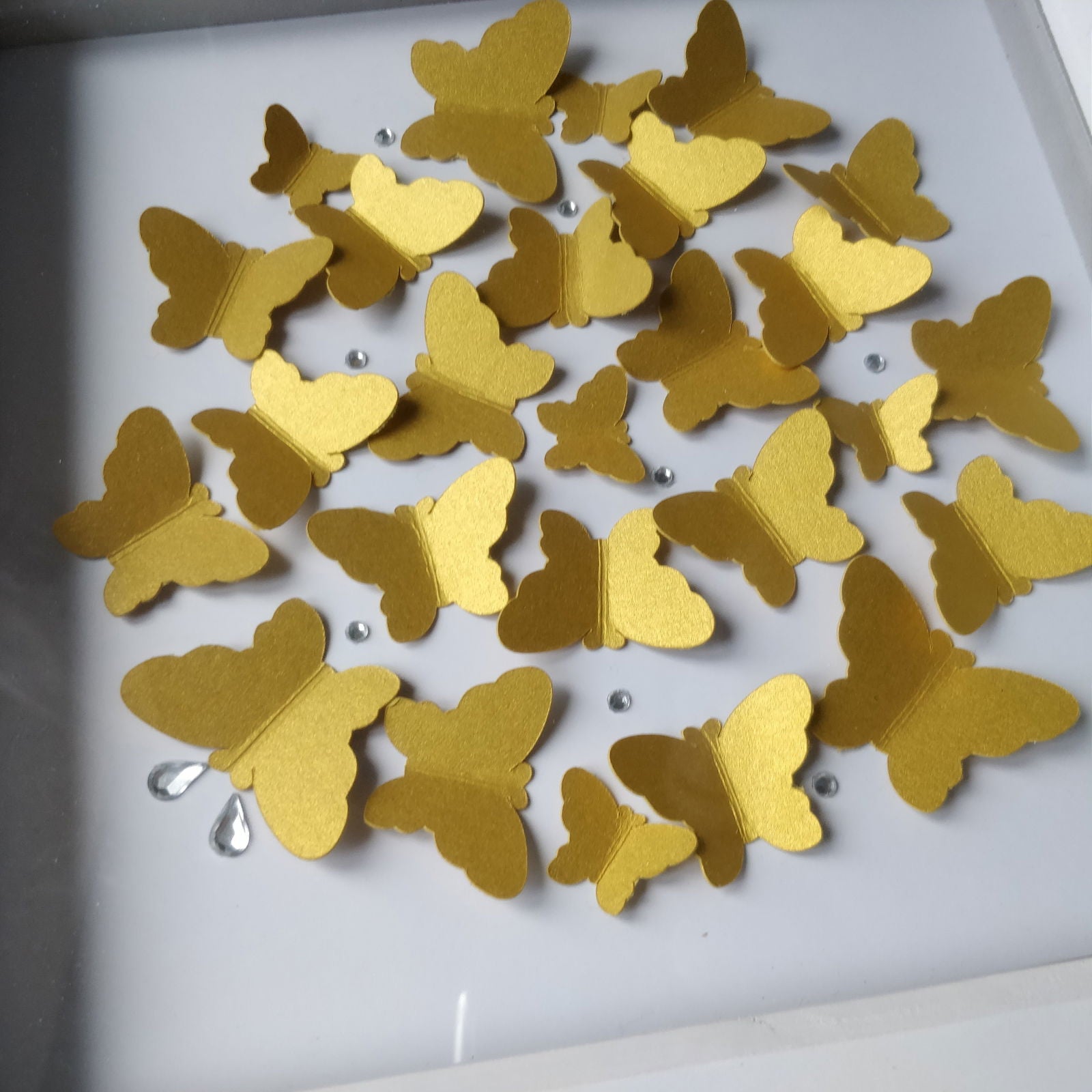 Handmade Butterfly 3D Popup Framed Artwork - Fay Dixon Design