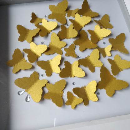 Handmade Butterfly 3D Popup Framed Artwork - Fay Dixon Design
