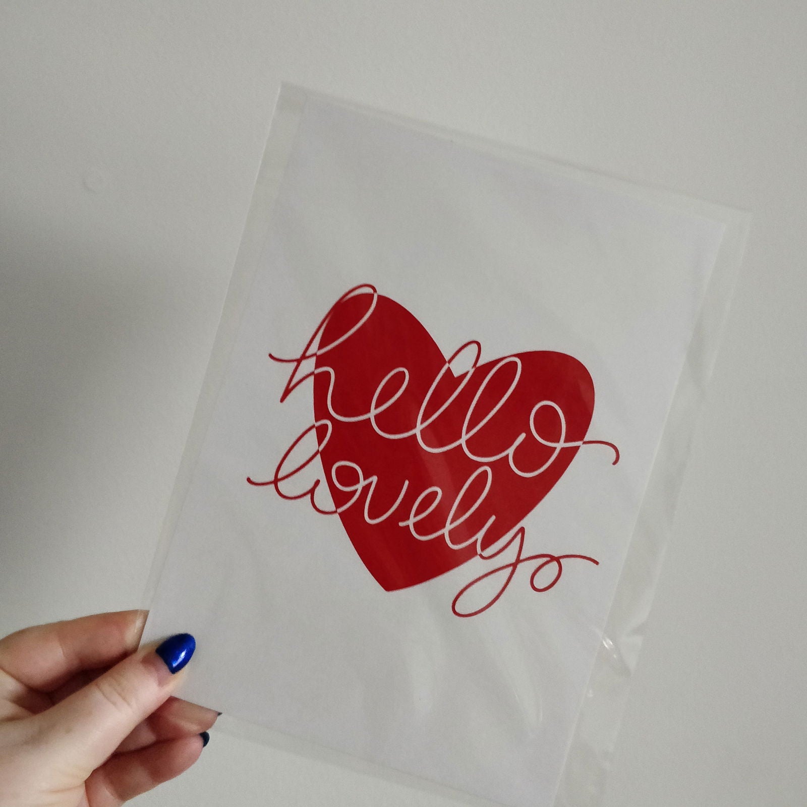 Hello Lovely - A5 Quote Print - Fay Dixon Design