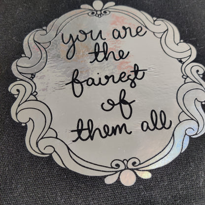 You are the fairest of them all Cotton Pouch with Wrist Strap