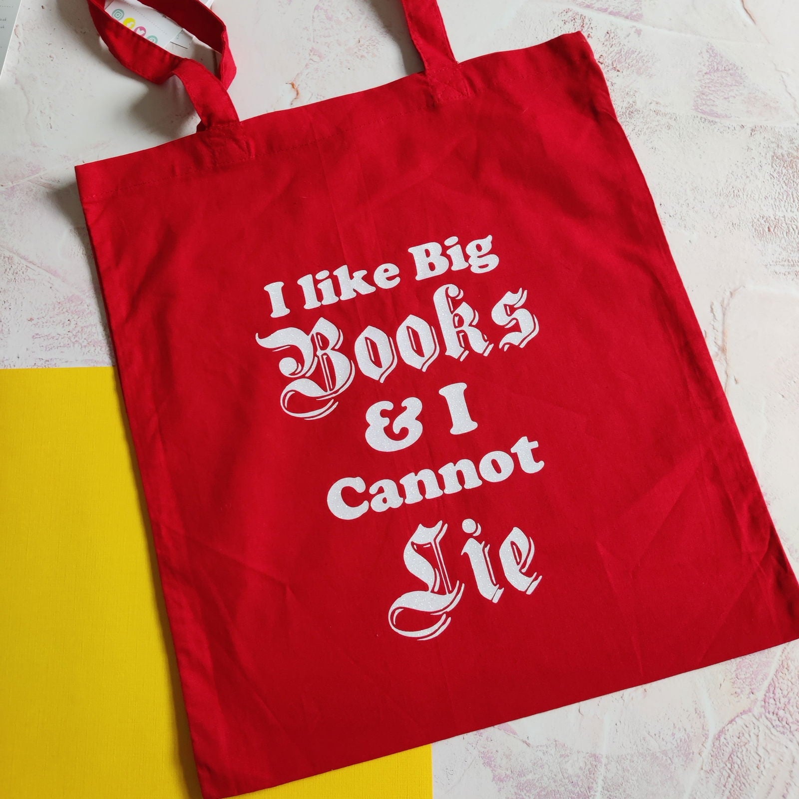 I Like Big Books & I Cannot Lie Tote Bag - Fay Dixon Design