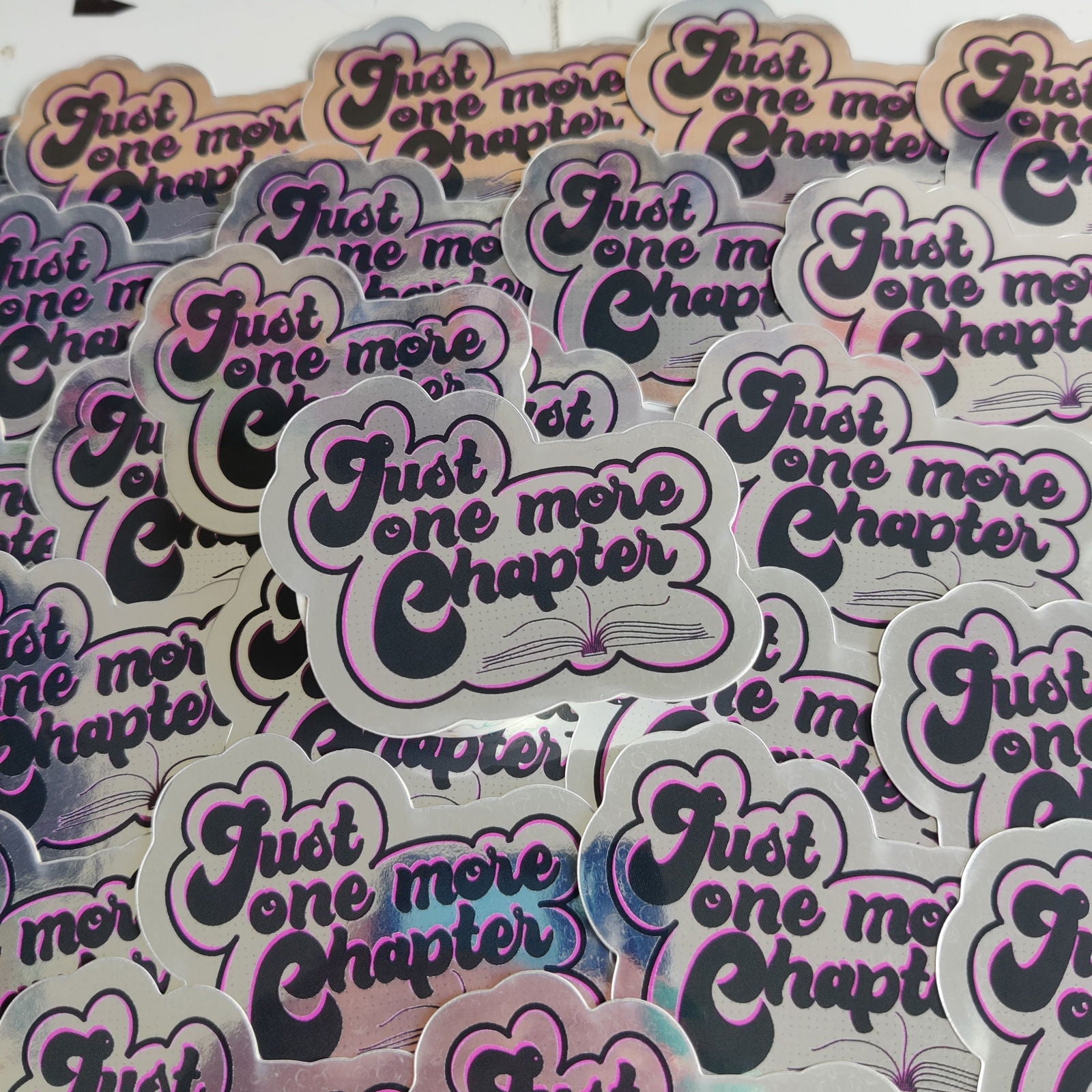 Just one more chapter Vinyl Sticker - Fay Dixon Design