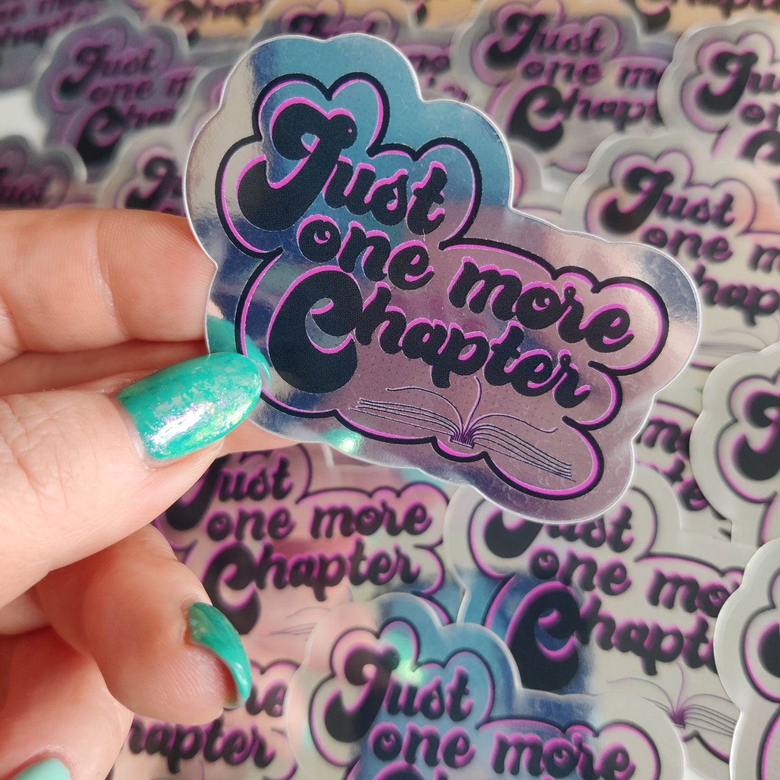 Just one more chapter Vinyl Sticker - Fay Dixon Design