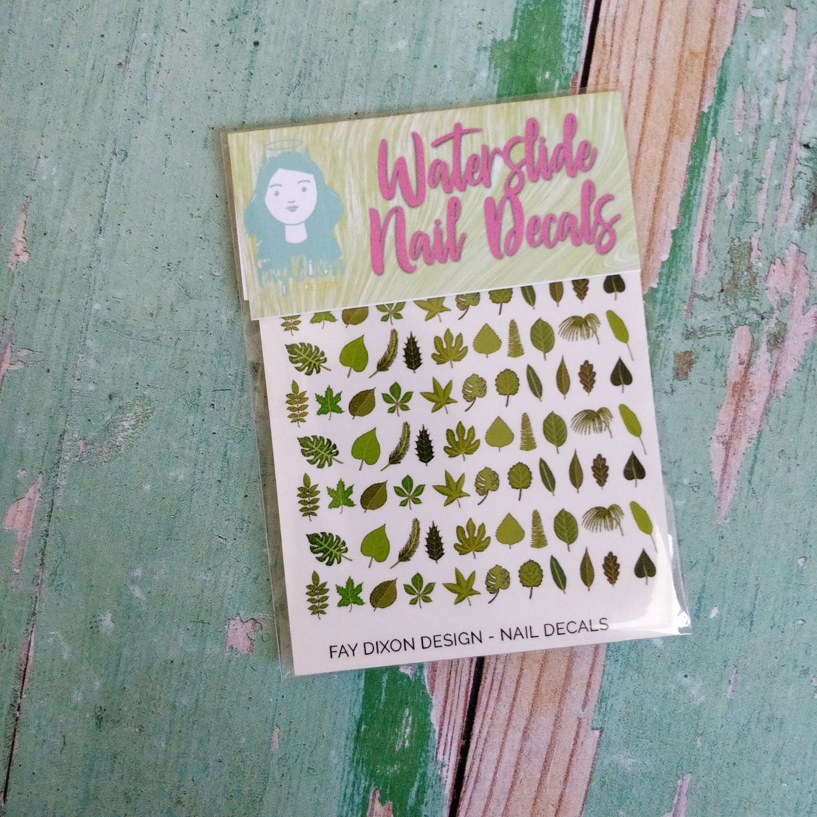 Leaves and Greenery Waterslide Nail Decals - Fay Dixon Design