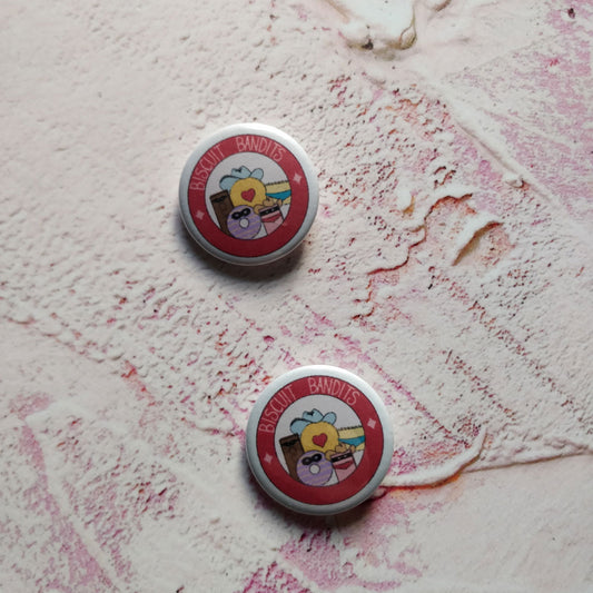 Biscuit Bandits Illustrated Badge/Mirror - Fay Dixon Design