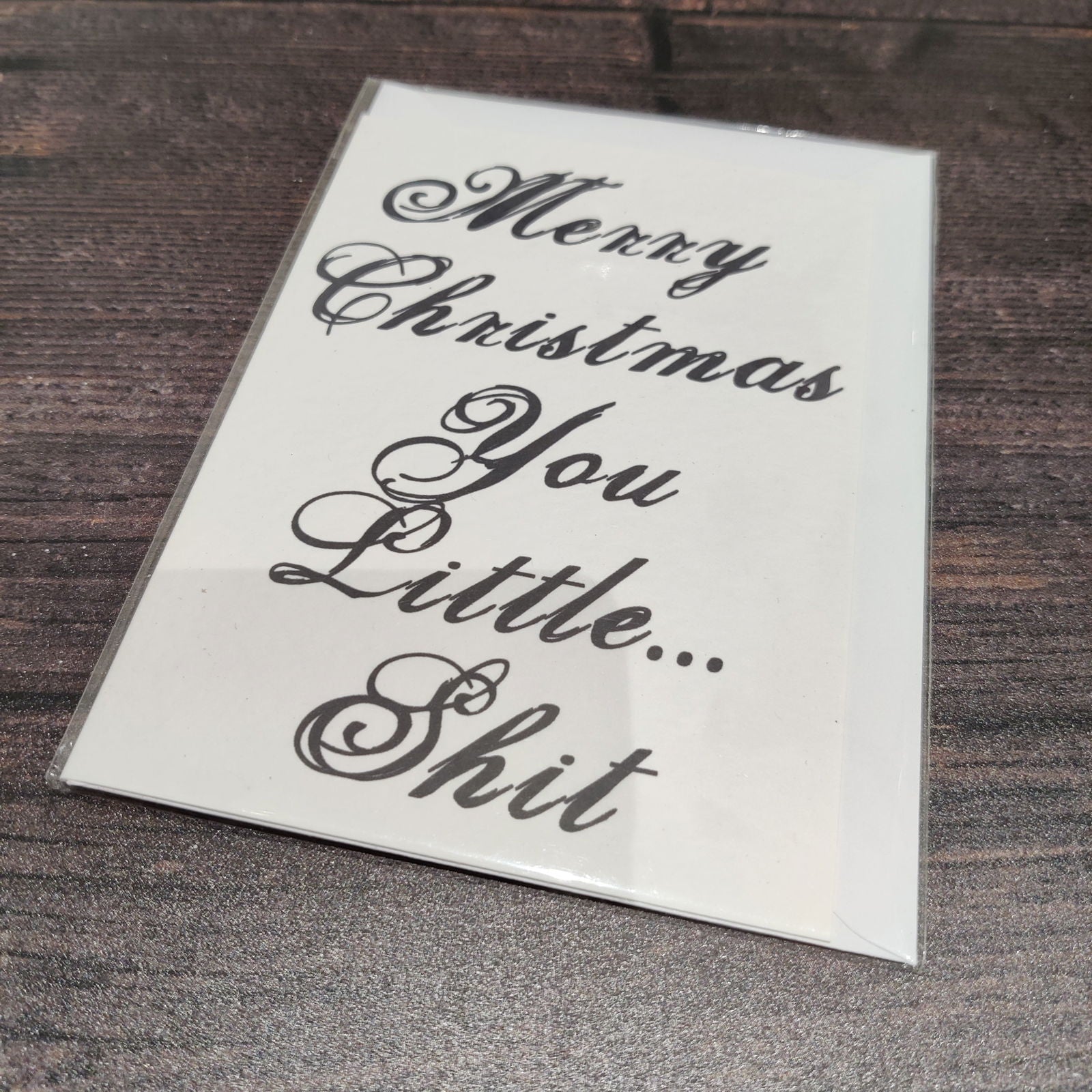 OLD Merry Christmas you little shit - Fay Dixon Design