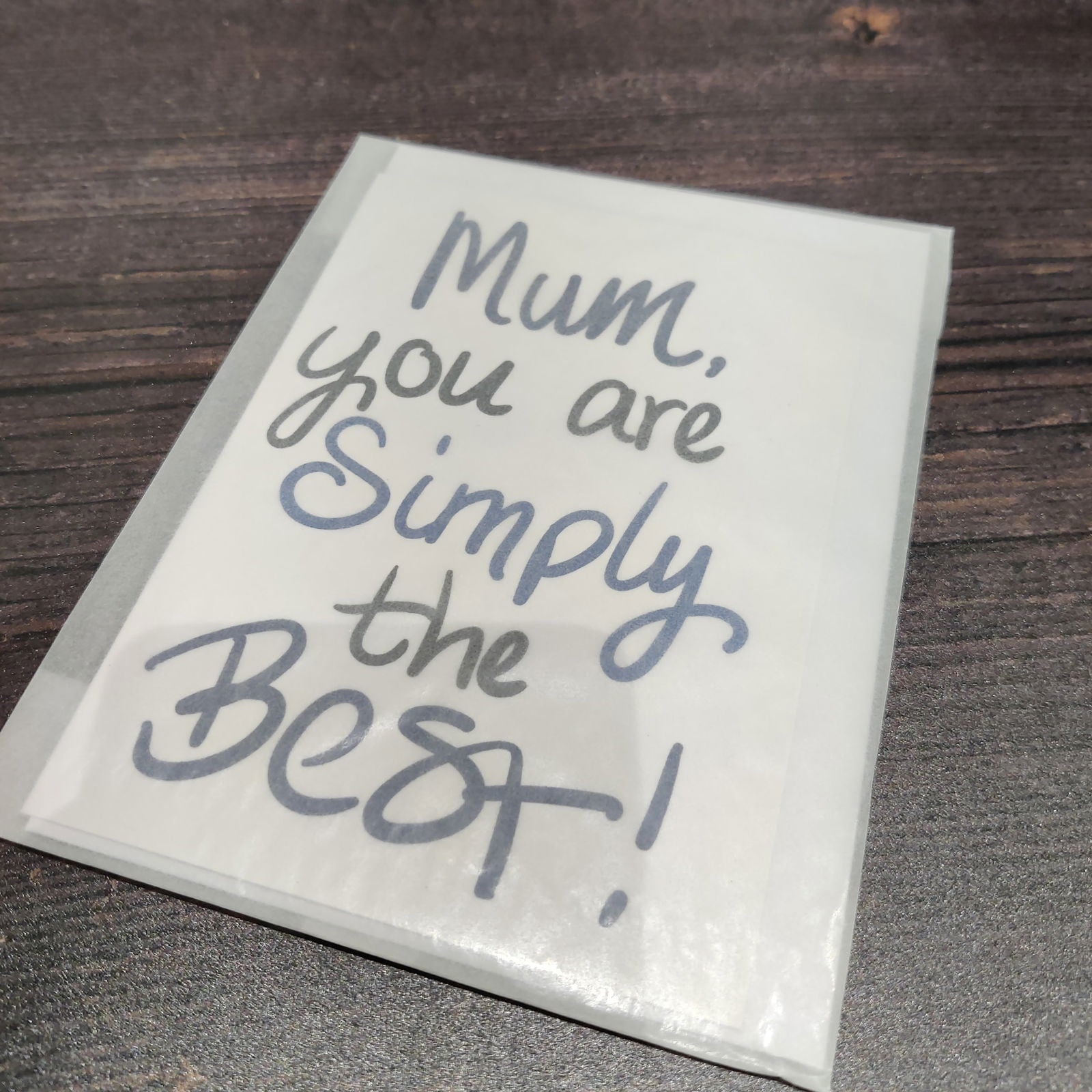 OLD Mum, you are simply the best - Fay Dixon Design