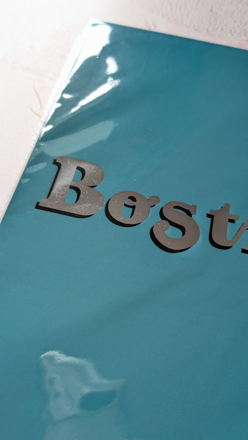 Bostin Foiled Print
