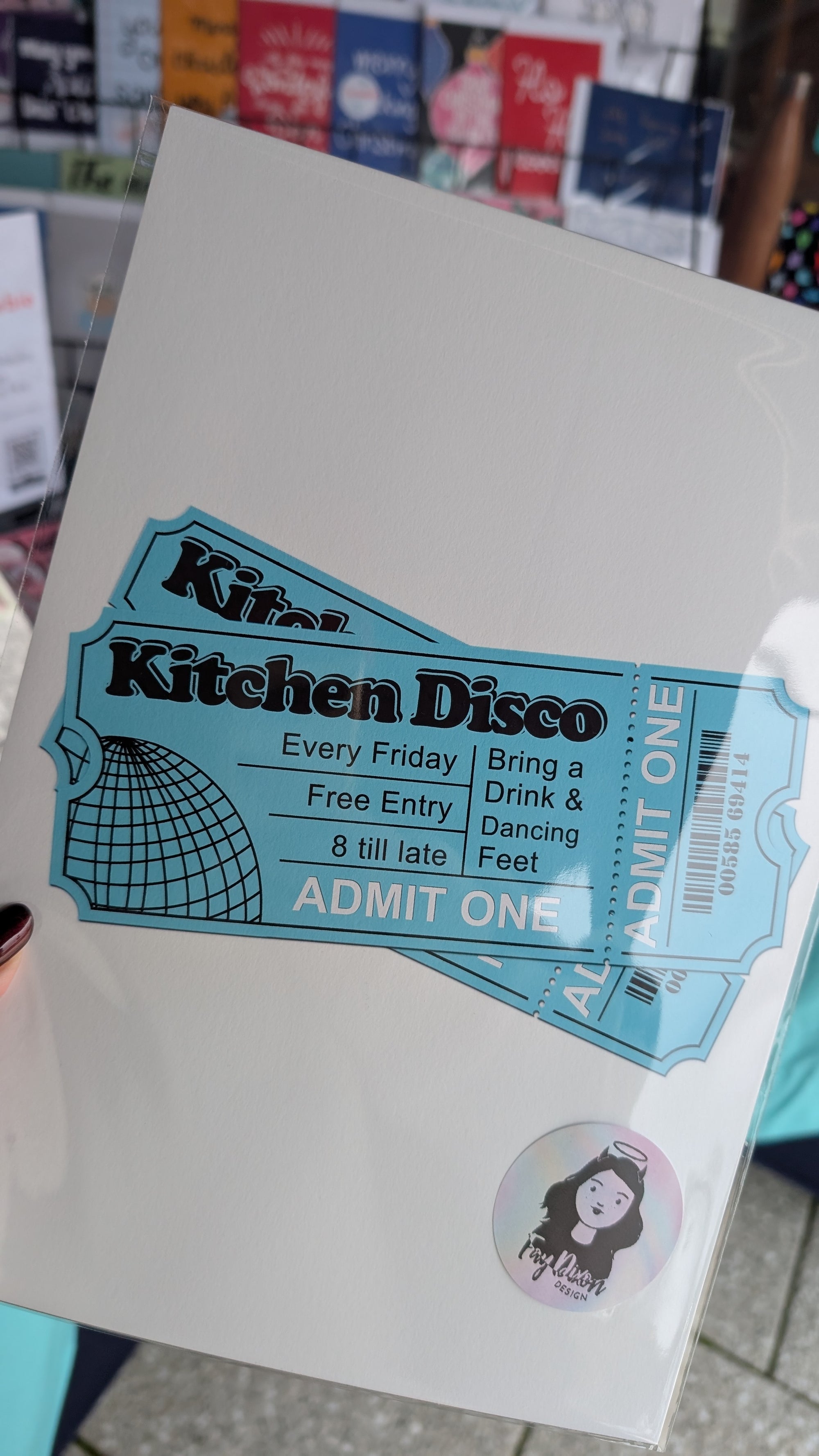 Kitchen Disco Tickets Art Print