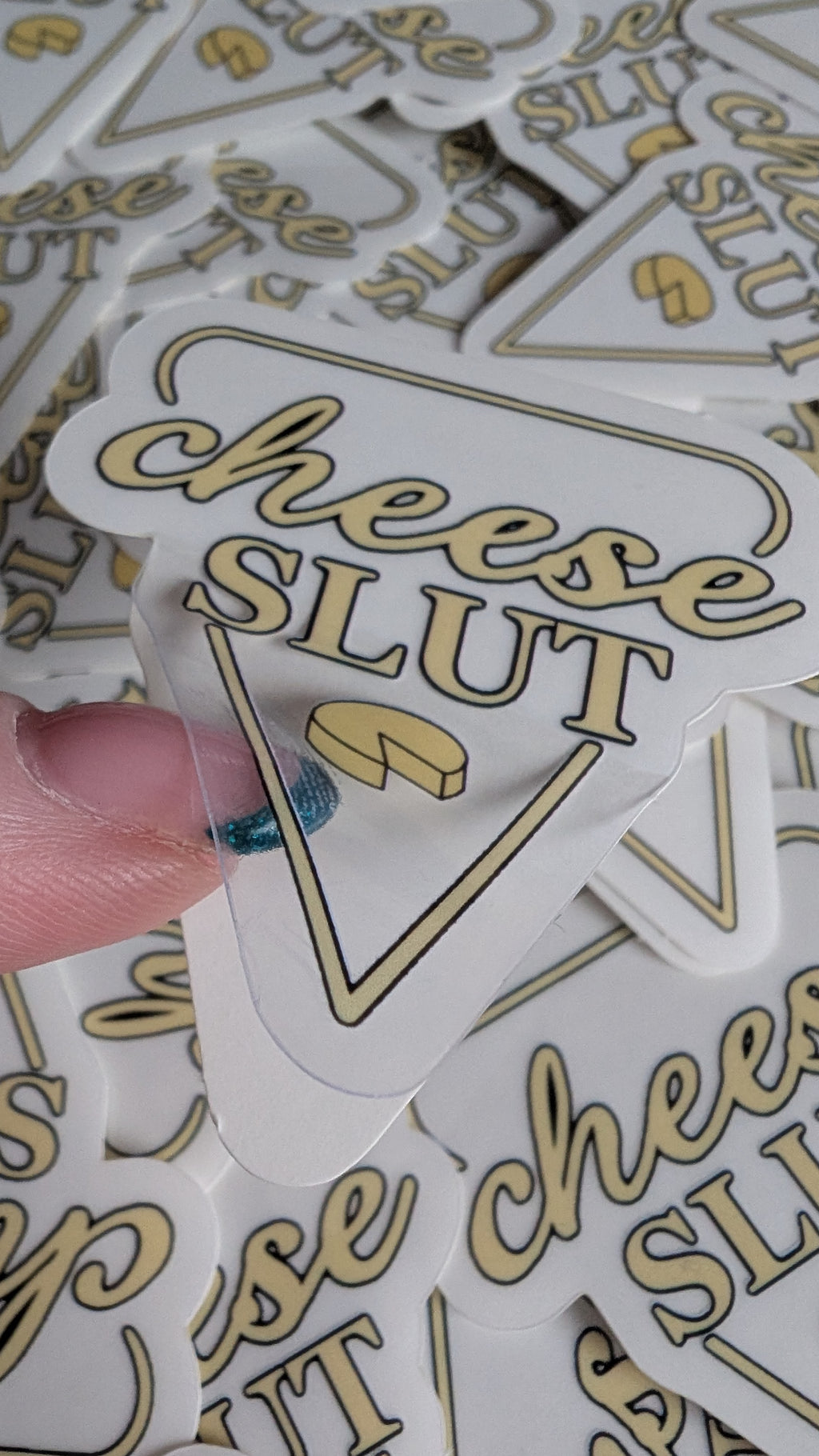 Cheese Slut Vinyl Sticker