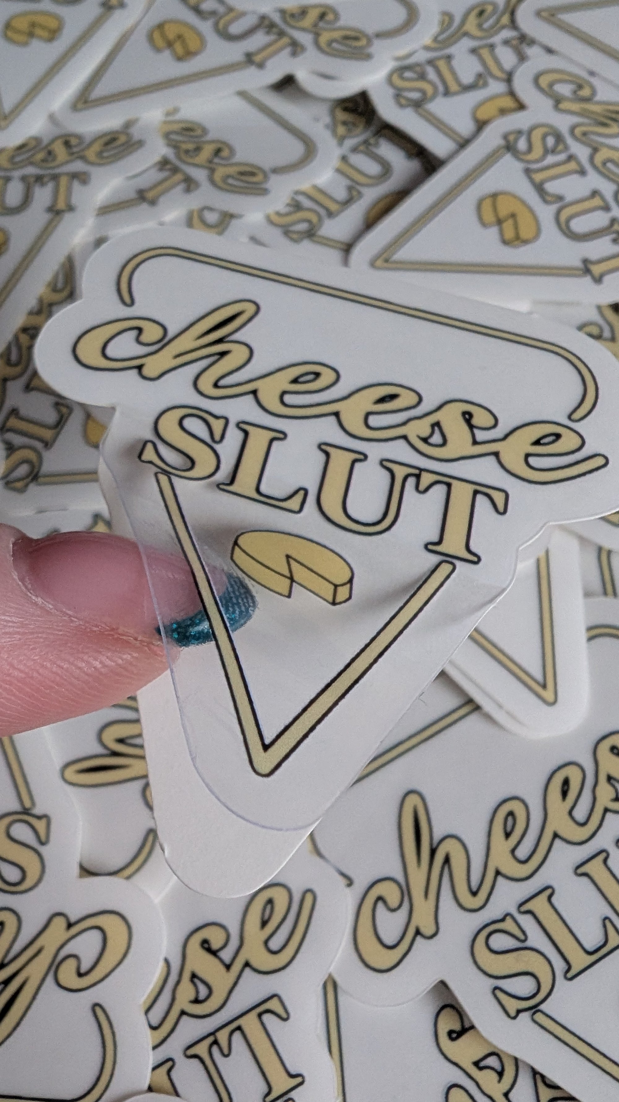 Cheese Slut Vinyl Sticker