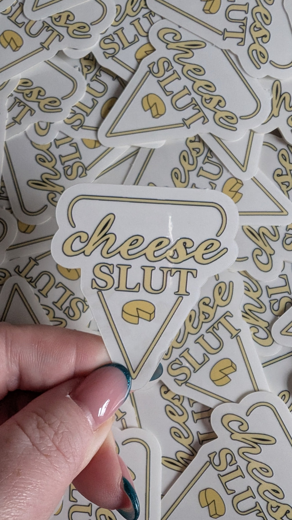 Cheese Slut Vinyl Sticker