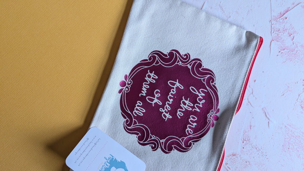 You are the fairest of them all Cotton Pouch with Wrist Strap