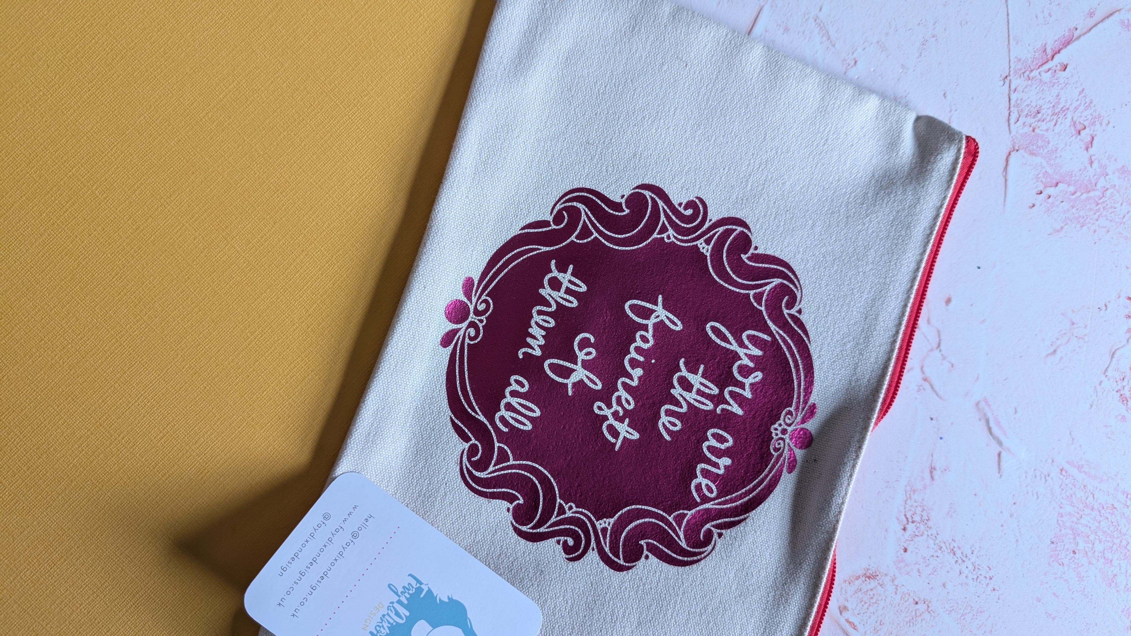 You are the fairest of them all Cotton Pouch with Wrist Strap