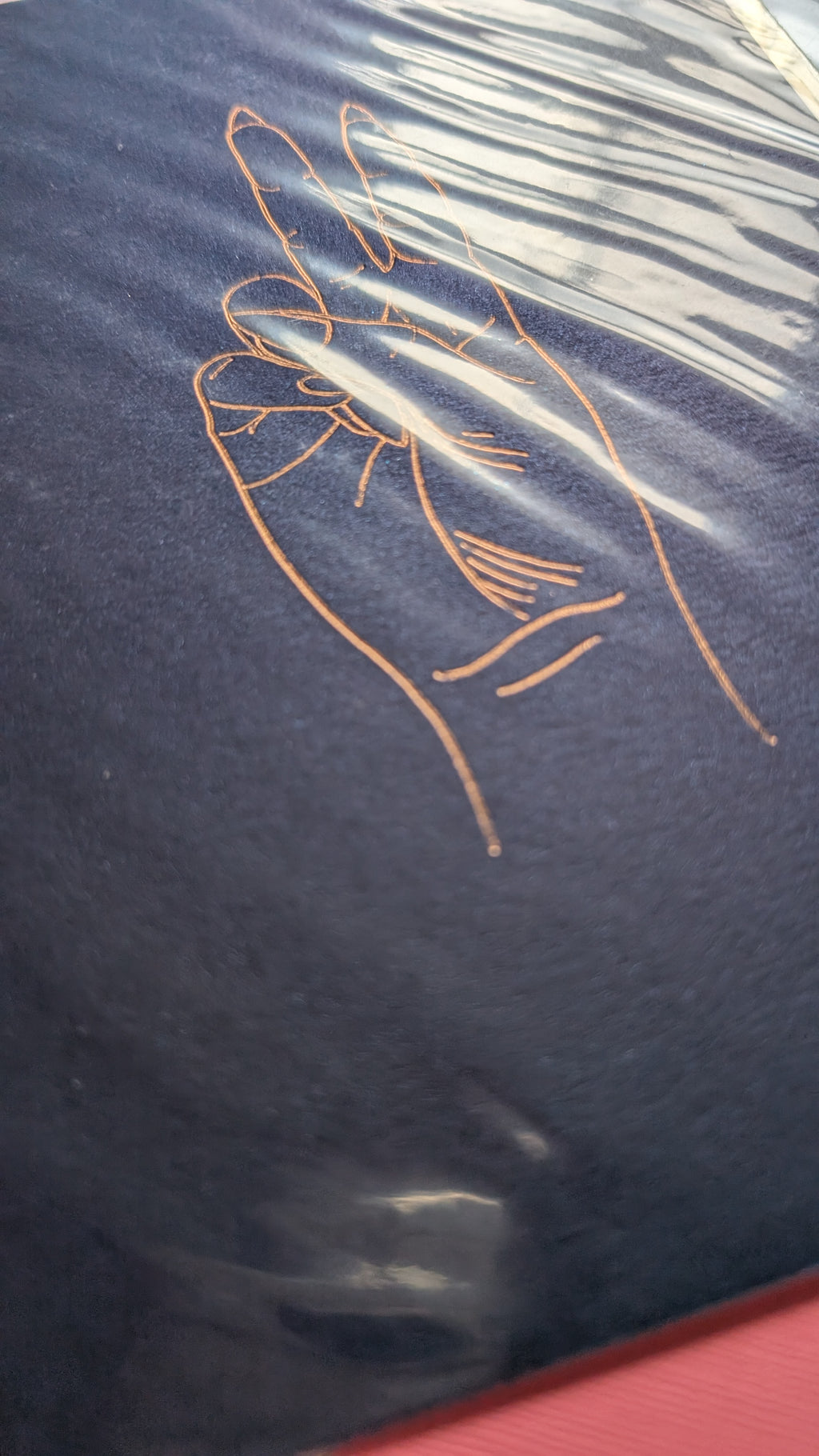 Peace Sign Foiled Print