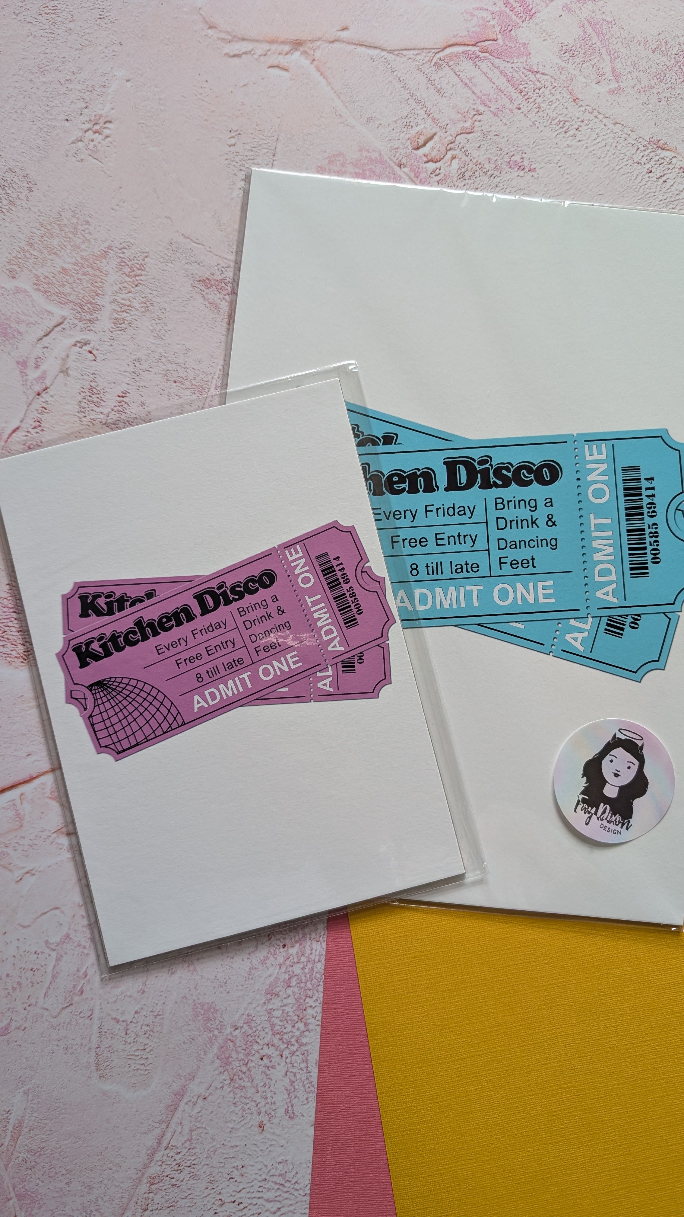 Kitchen Disco Tickets Art Print