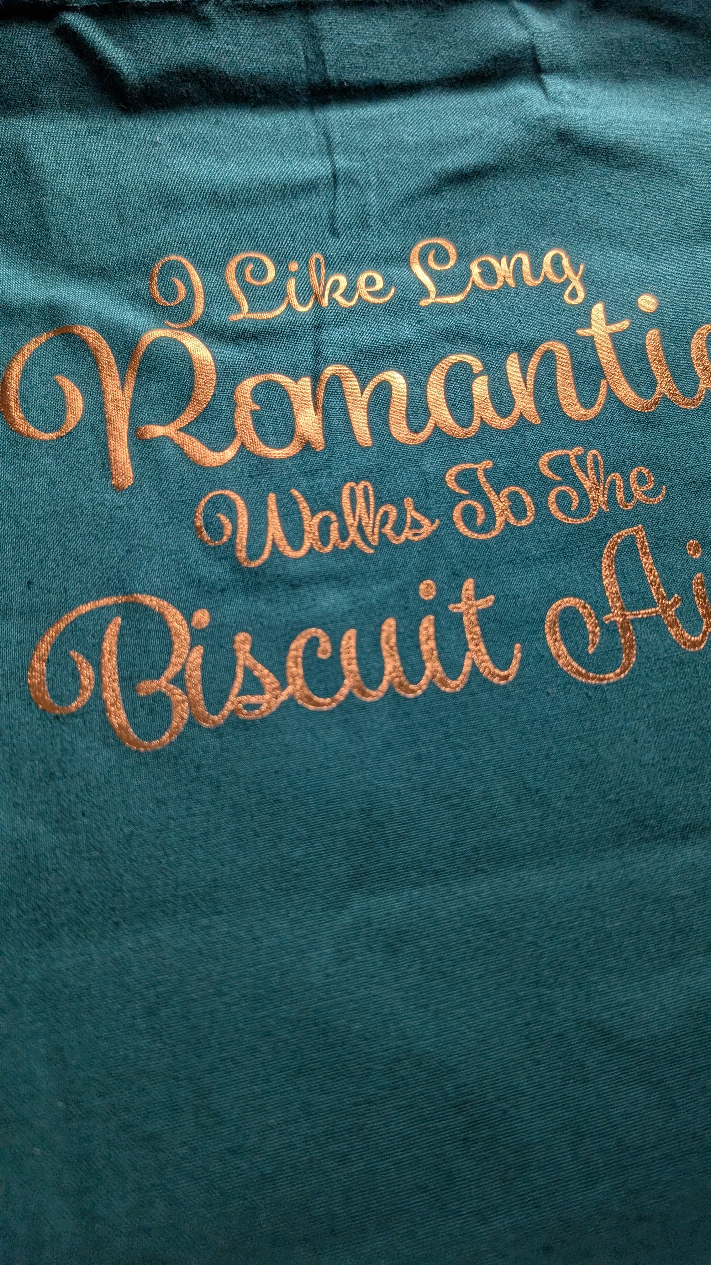 I like Long Romantic walks to the Biscuit Aisle Tote Bag