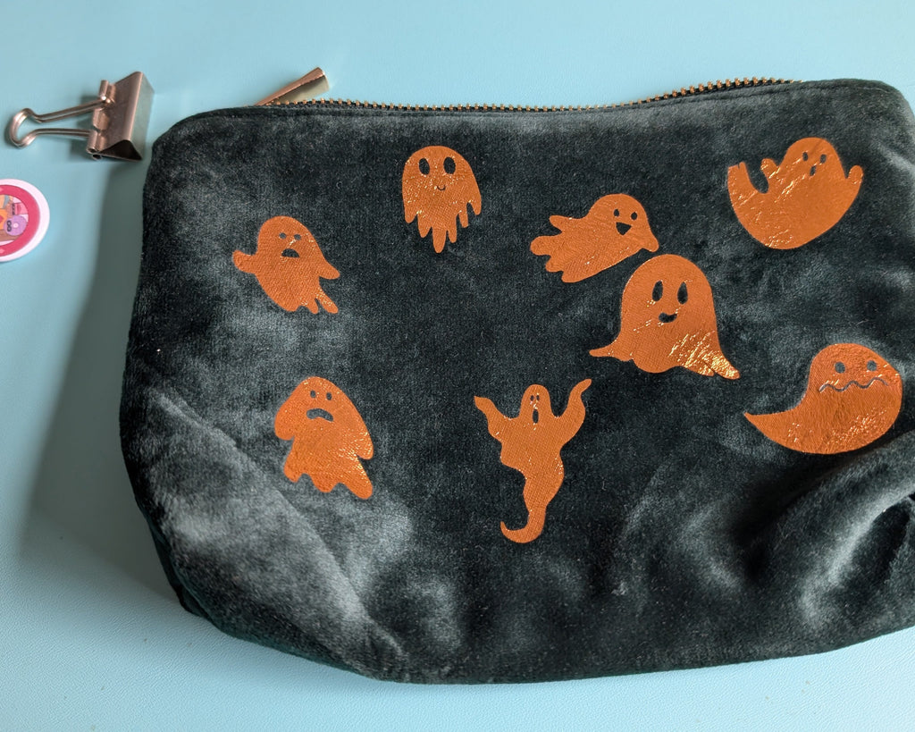 Copper Ghost & Dark Emerald Bag