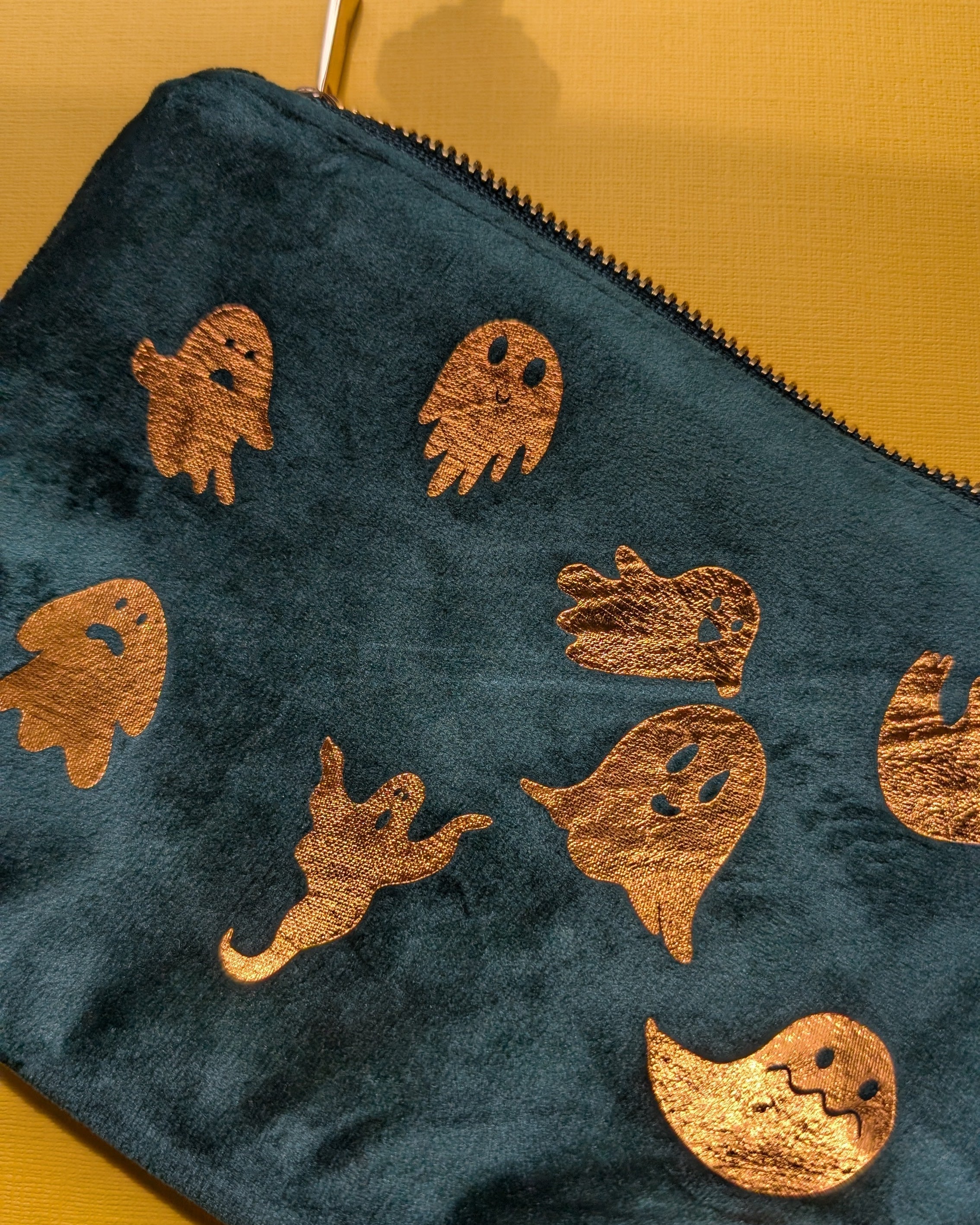 Copper Ghost & Dark Emerald Bag