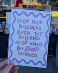 Pastel Swearword Print
