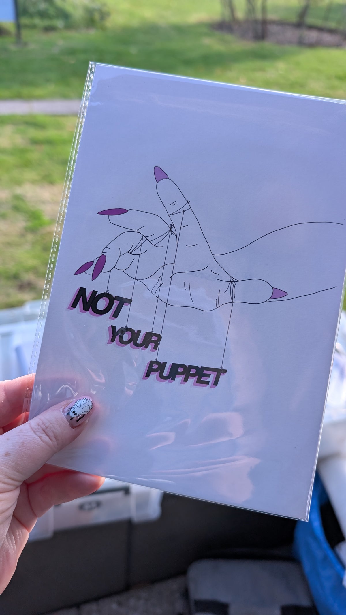 Not Your Puppet Art Print