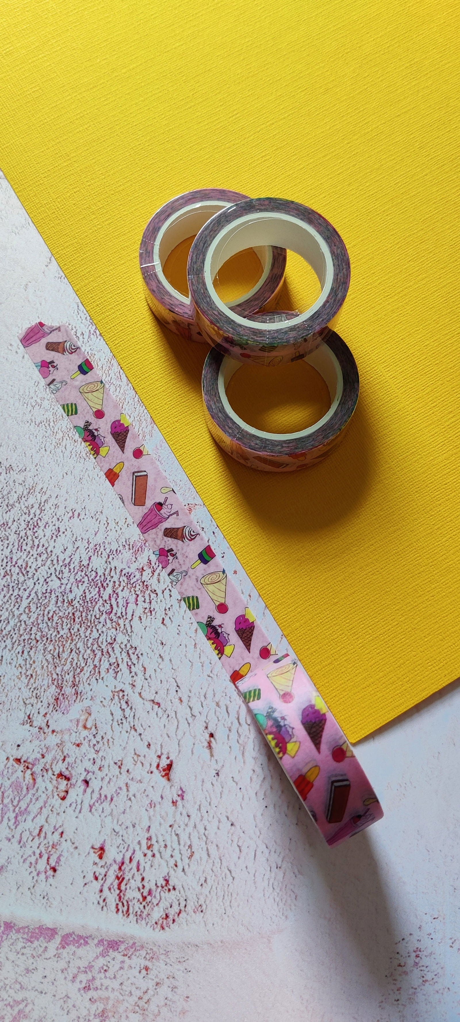 Pink Ice Cream Washi Tape - Fay Dixon Design