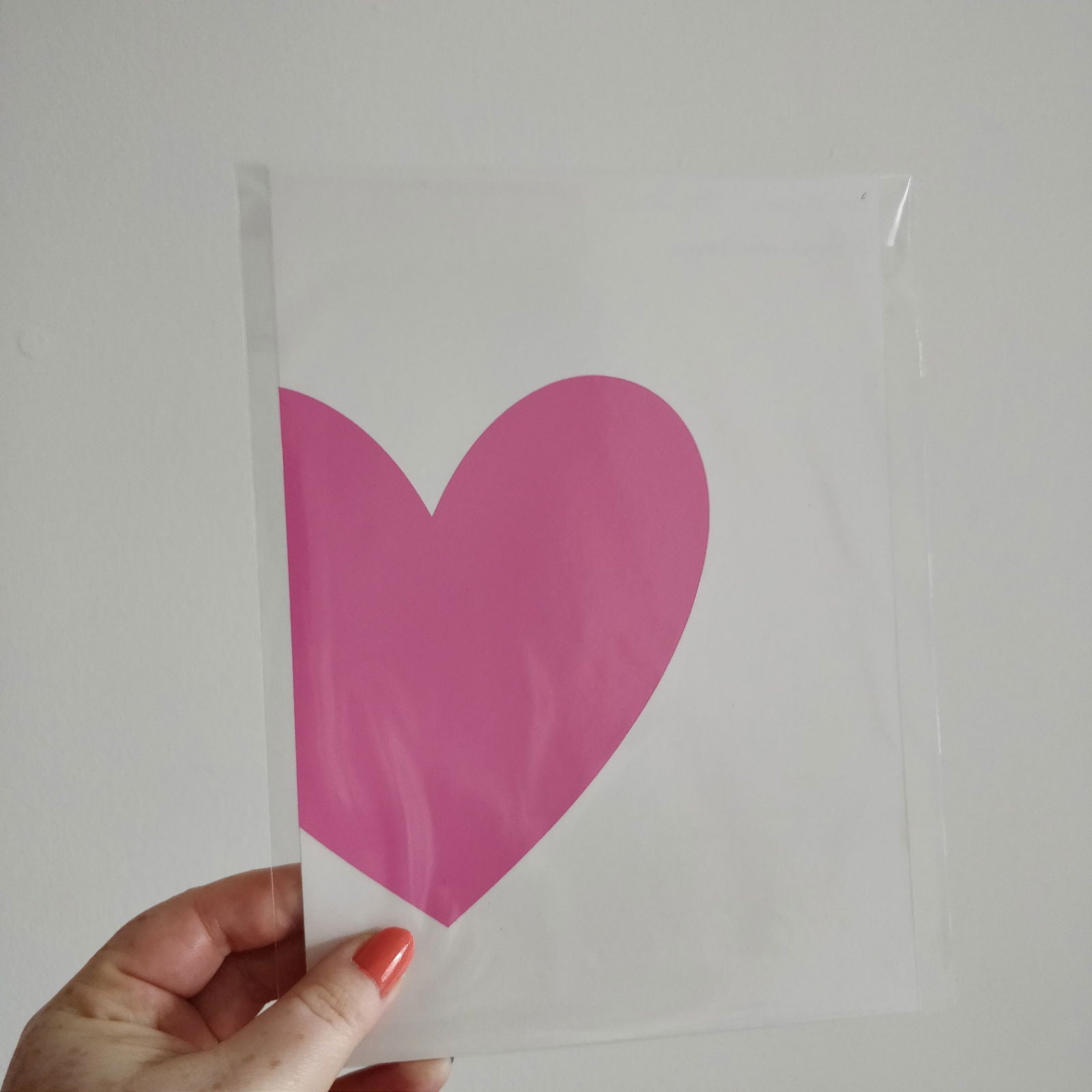 Pink heart Print - Fay Dixon Design
