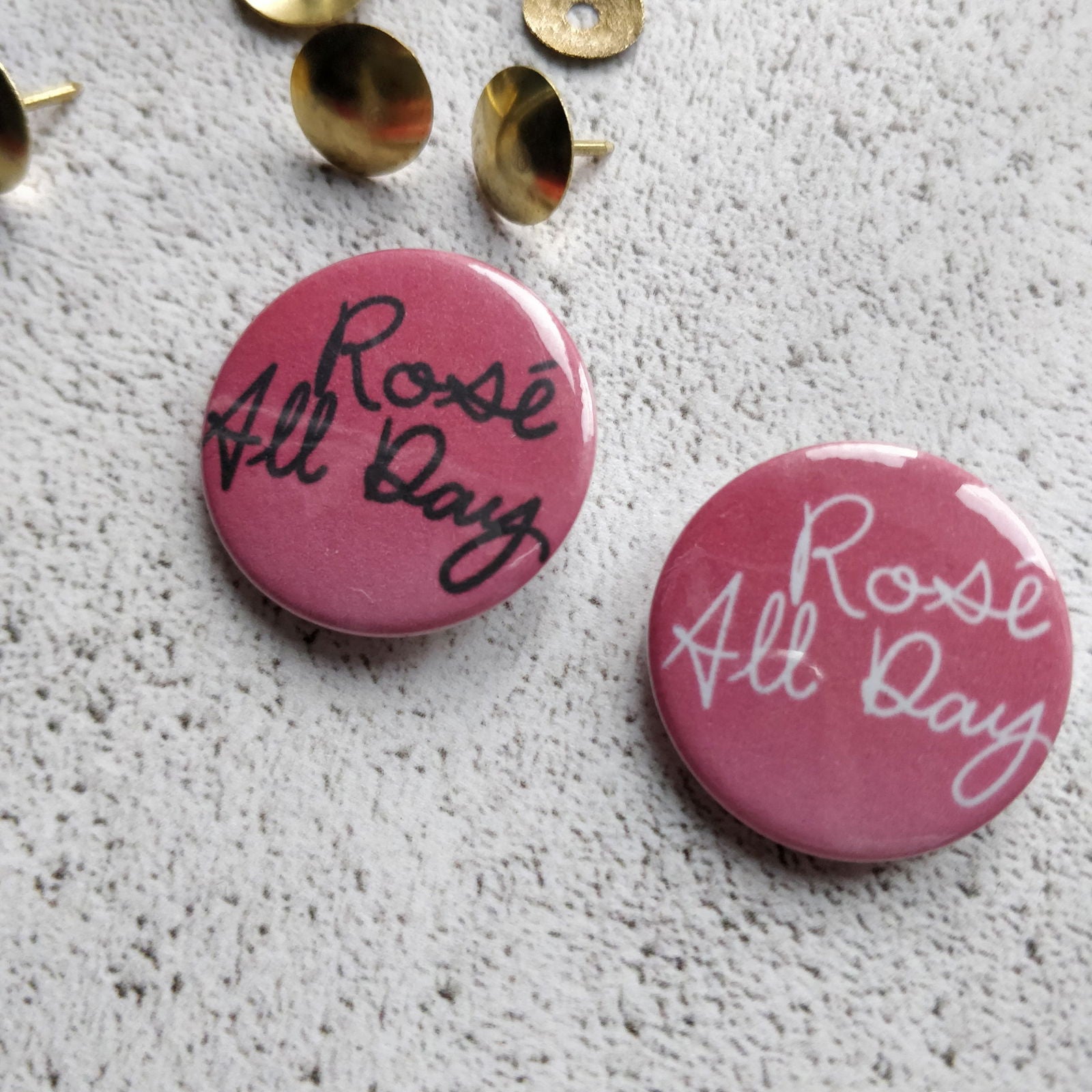 Rose All Day Badge - Fay Dixon Design