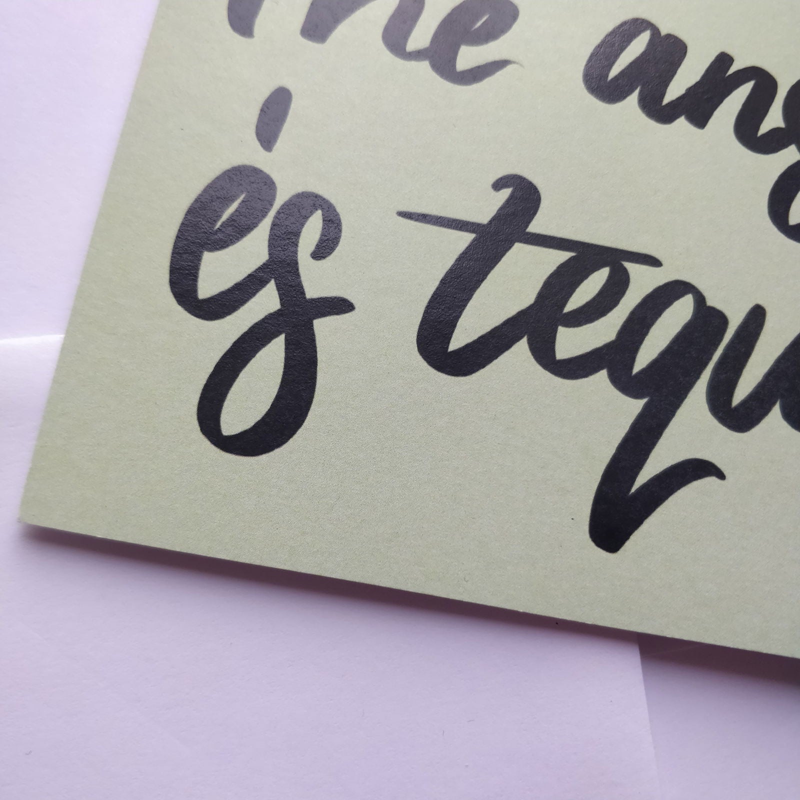 The Answer is Tequila Greeting Card - Fay Dixon Design