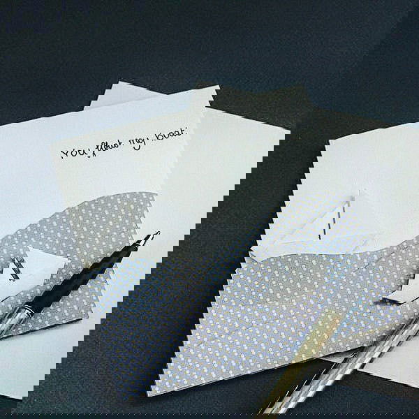 You float my Boat Handmade Greeting Card - Fay Dixon Design