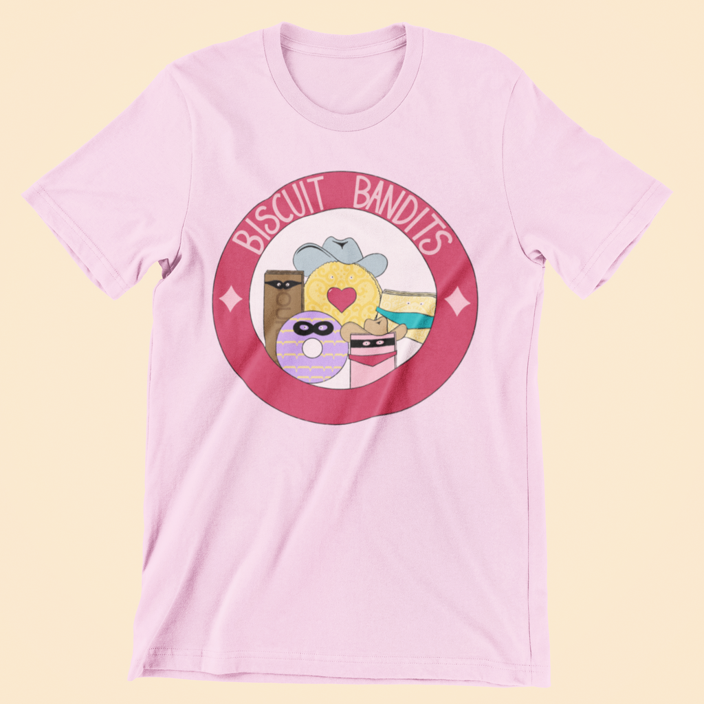 Biscuit Bandits Emblem T-Shirt - multiple colours available